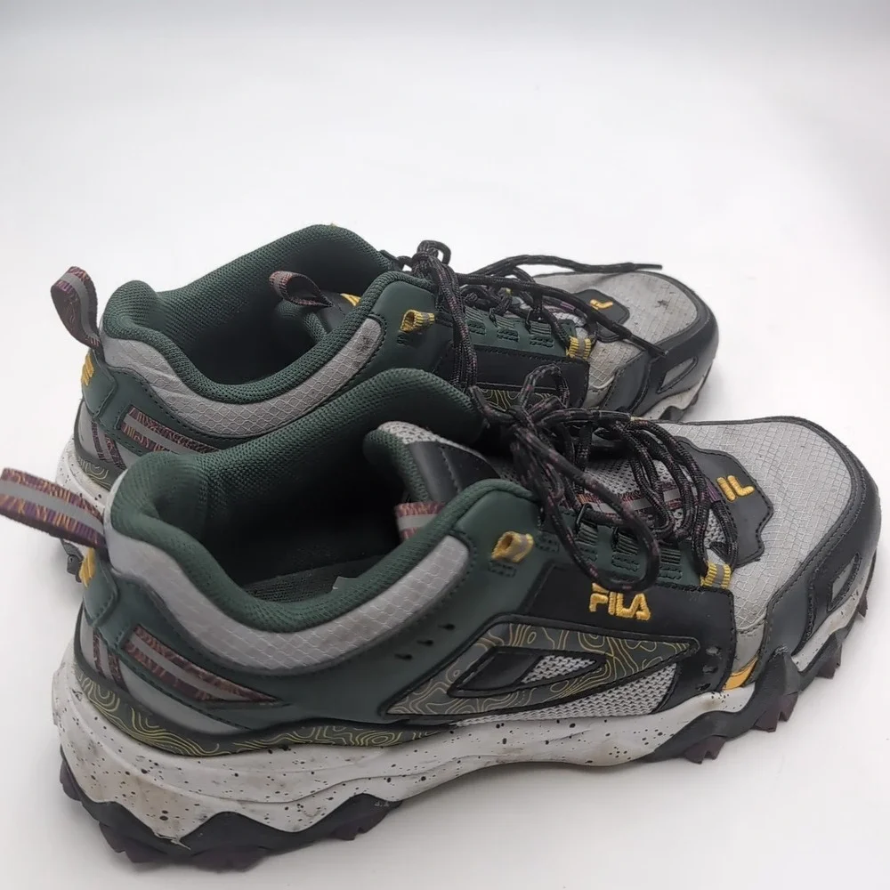 Fila Oakmont TR‎ Mid Men's Sneakers Green Hiking 11.5 Men's Outdoor